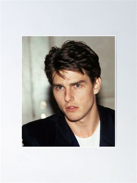 "tom cruise young handsome waering suit " Poster for Sale by panpan10 | Redbubble