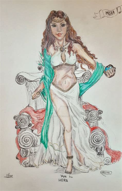 Hera Greek goddess of marriage by Artastic-CW on DeviantArt