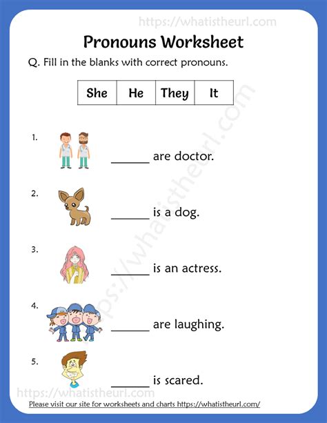 Pronouns Worksheets For Grade 2 | Pronoun worksheets, 2nd grade ...