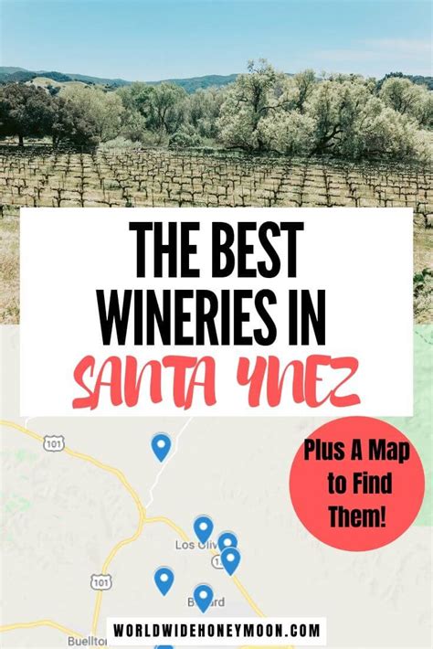 10 Best Wine Tastings in Solvang and the Santa Ynez Valley With a Santa Ynez Wineries Map ...