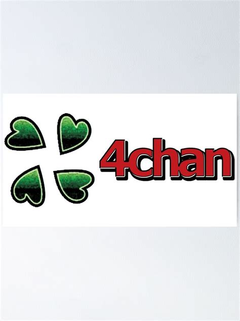 "4chan Logo" Poster for Sale by I-Cant-We-Can | Redbubble