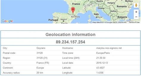 My Ip Location Map | Tourist Map Of English