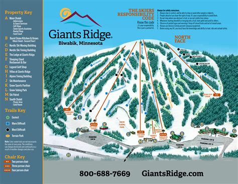 Giants Ridge Ski Resort Trail Map | SkiCentral.com