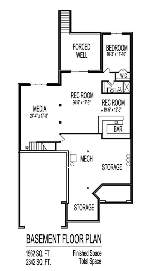 Two Bedroom House Plans With Basement - Openbasement