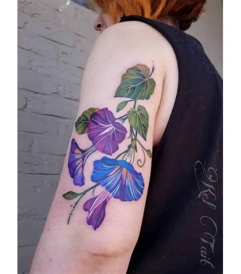 September Birth Flower Tattoos: Morning Glory Tattoo - HowLifeStyles