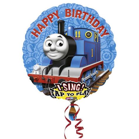 Round Thomas & Friends Jumbo XL Sing-A-Tune Singing Balloon 71cm