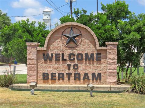 Geographically Yours Welcome: Bertram, Texas