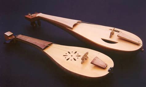 Rebec This instrument was pear shaped and usually had just four strings. It was played with a ...