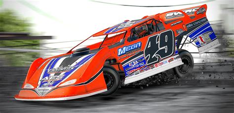 Jonathan Davenport 2011 Dirt Late Model by Howard Weaver - Trading Paints