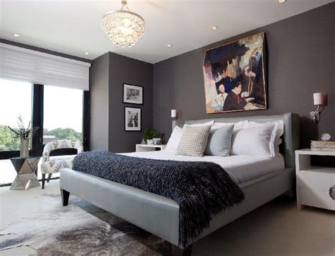 Dark gray walls bedroom - Interior designs for your home