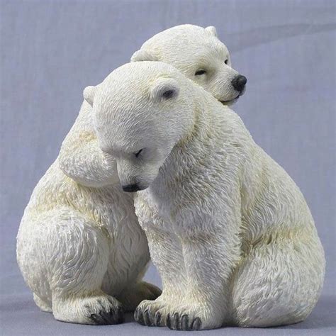 Polar Bear Sculpture | Cub | Figurine