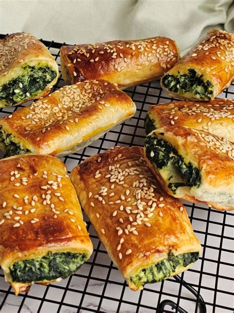 Spinach & Ricotta Rolls - Sugar Spice & More