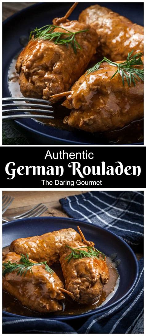 Authentic German Rouladen Recipe - The Daring Gourmet