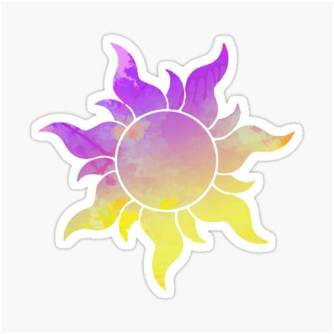 "tangled sun" Sticker for Sale by bubbly clouds | Redbubble