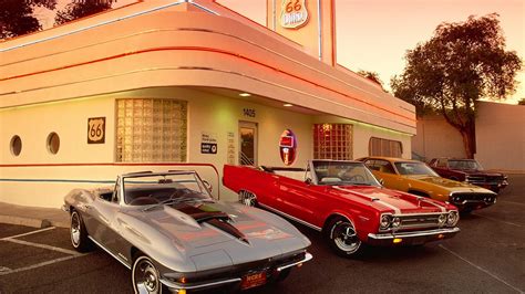 Chevrolet Corvette Diner Retro Wallpaper - Resolution:1920x1080 - ID:998171 - wallha.com