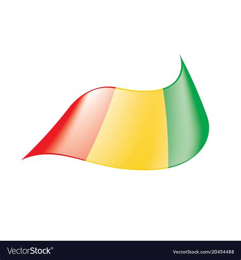 Guinea flag Royalty Free Vector Image - VectorStock