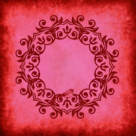 Red Wreath Paper Free Stock Photo - Public Domain Pictures