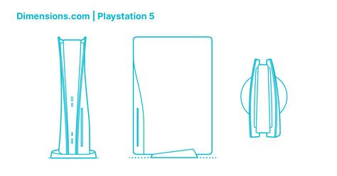 PlayStation 5 Dimensions & Drawings | Dimensions.com