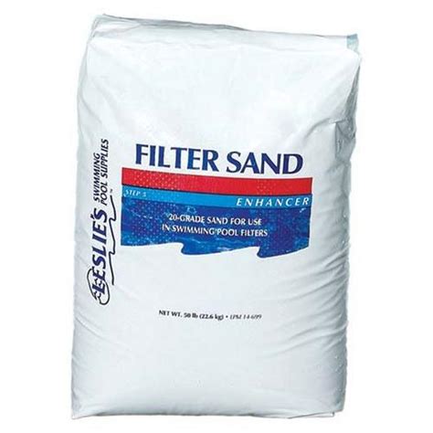 Leslie's Pool Filter Sand, #20 Grade Silica, 50 lbs Bag | Leslie's Pool ...