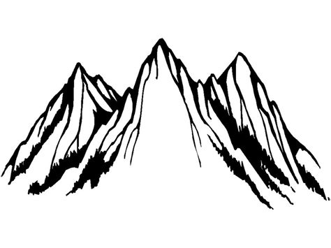 Download High Quality mountain clipart outline Transparent PNG Images ...