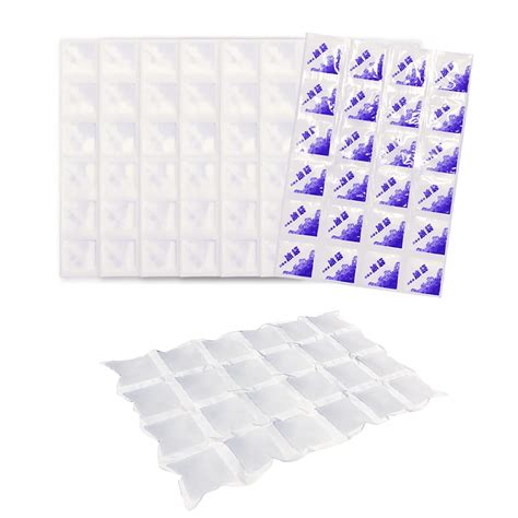 Buy Reusable Ice Pack Sheet Dry Ice Packs for Shipping Food, Flexible Gel Ice Blankets for ...