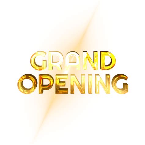 Grand Opening 3d Png Text Design Free Grand Opening R - vrogue.co