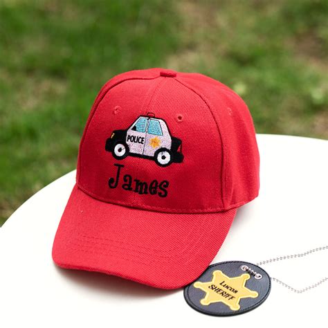 Personalized Name Kids Cotton Baseball Cap