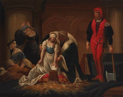 Lot - After Paul Delaroche, (1797-1856, French), "The Execution of Lady Jane Grey", Oil on ...