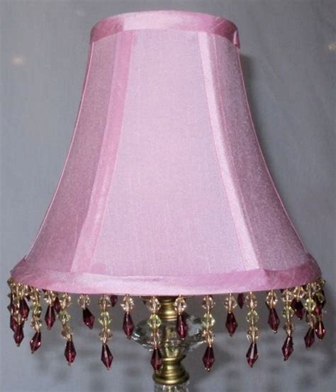 Beaded Fringe Pink Lamp Shade | Pink lamp shade, Lamp shade, Lamp