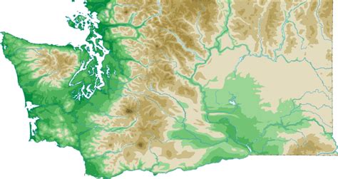 Washington Topo Map - Topographical Map