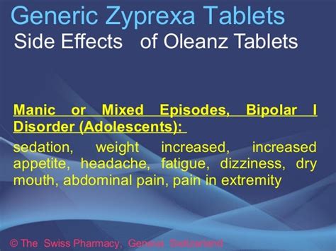 Generic Zyprexa Tablets