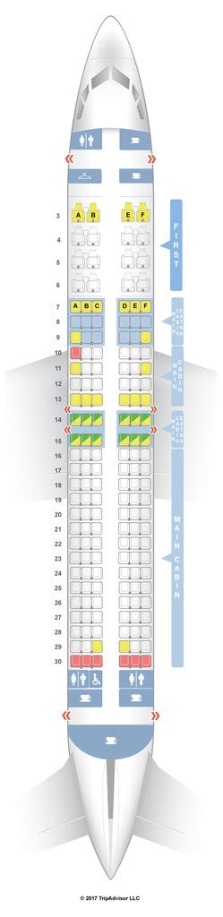 American Airlines Boeing 737-800 Diagram | Quizlet