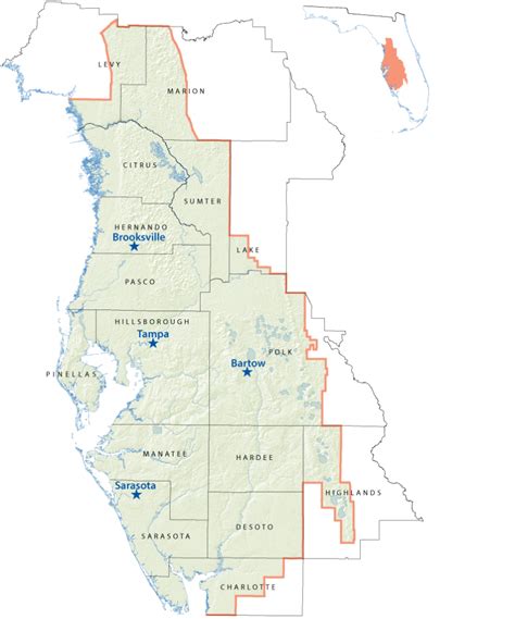 District Maps - Service Offices | Watermatters - Brooksville Florida ...