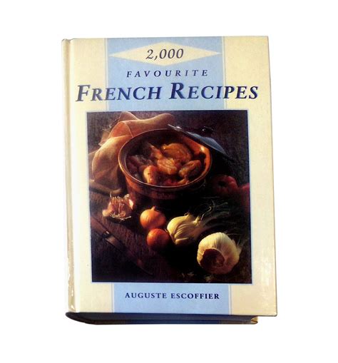 2000 French Recipes by Auguste Escoffier a vintage cookbook | Etsy