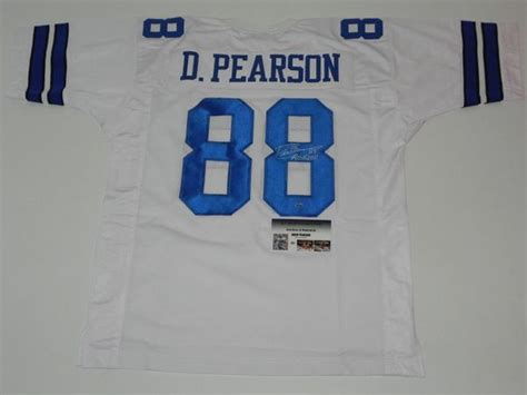 #88 DREW PEARSON Dallas Cowboys NFL WR White Throwback Jersey ...