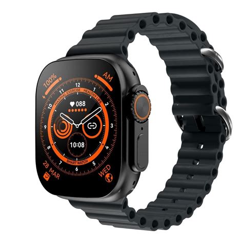 Ultra Max 8 Multi Function Smartwatch - Black