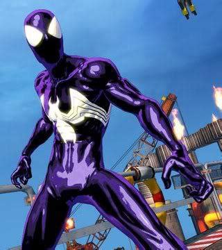 Purple Symbiote Spider Man