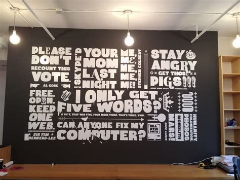 Office Typography Art