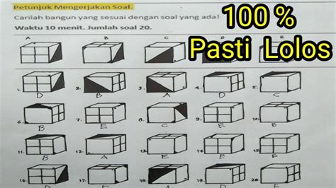 Soal Psikotes Gambar Kubus – pulp