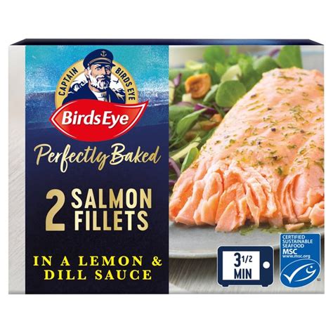 Birds Eye 2 Salmon Fillets With Lemon & Herb Frozen 280g from Ocado