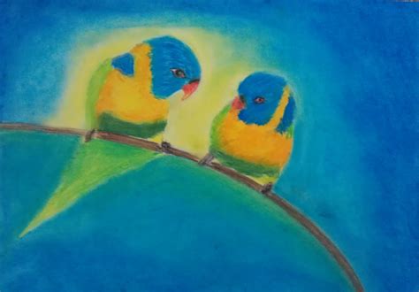 Birds Soft Pastels by amreenv on DeviantArt