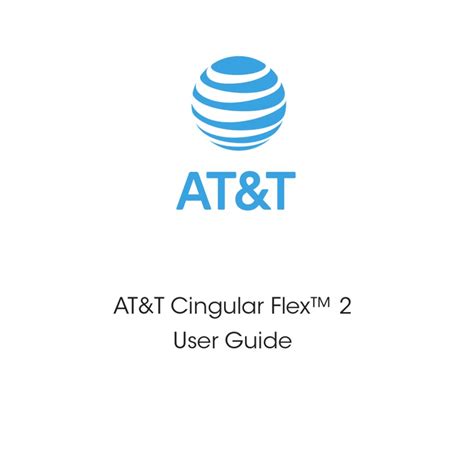 AT&T CINGULAR FLEX 2 USER MANUAL Pdf Download | ManualsLib