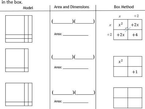 Algebra Activities with Tiles | Study.com - Worksheets Library