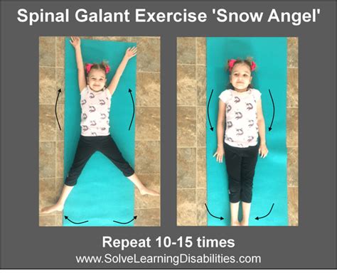 Spinal Galant Snow Angel Exercise - Solve Learning Disabilities