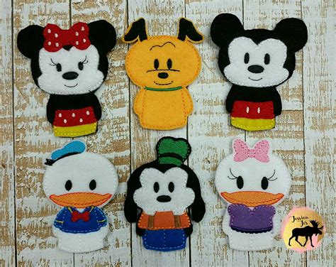 Mickey mouse clubhouse puppets / finger puppets / felt toys/