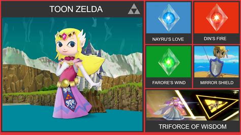 Toon Zelda Smash Bros Moveset (Remastered) by WilliamHeroofHyrule on ...