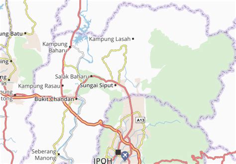 MICHELIN Sungai Siput Utara map - ViaMichelin