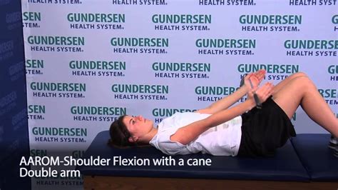 AAROM Shoulder Flexion - YouTube