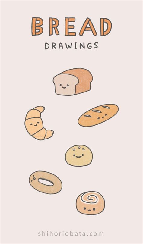 30 Easy & Cute Food Drawing Ideas