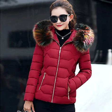 STAINLIZARD Short Slim Women Winter Coats Casual Female Fashion Jackets ...